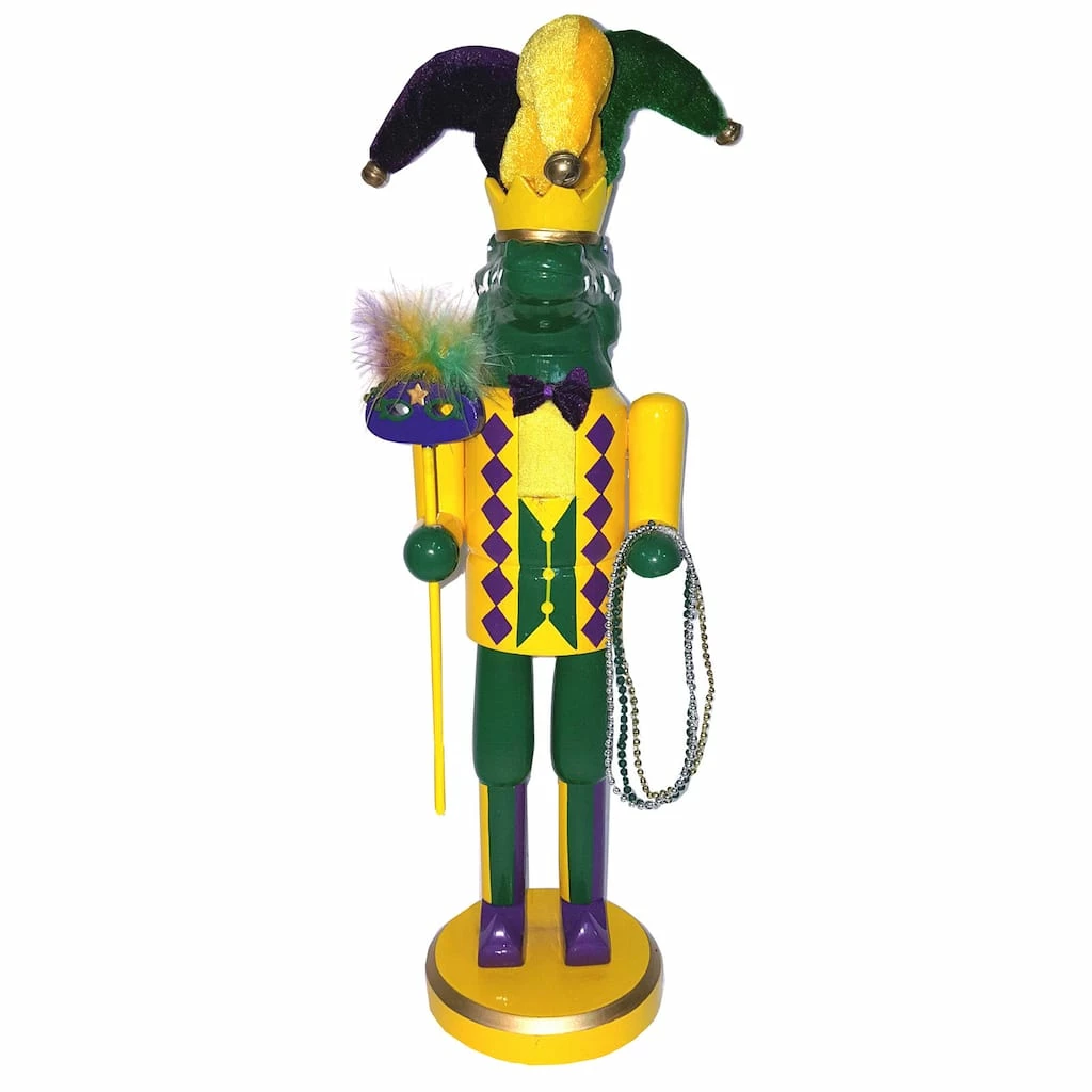 Wholesale ๐ฅฐ Santa's Workshop 15.5" Mardi Gras Gator Nutcracker by SantasWorkshop โจ