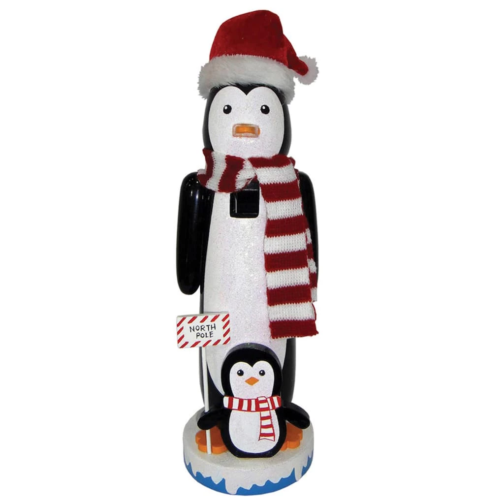 Promo ๐ฅฐ Santa's Workshop 13.5" North Pole Penguins Nutcracker by SantasWorkshop ๐ฏ