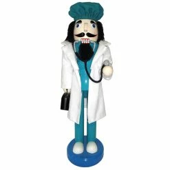 Outlet 🎁 Santa's Workshop 14" Doctor Nutcracker by SantasWorkshop 🧨