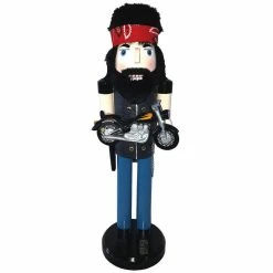 Best reviews of 🌟 Santa's Workshop 14" Biker Nutcracker by SantasWorkshop ✔️
