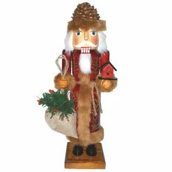 Promo 🛒 Santa's Workshop 14" Pinecone Santa Nutcracker by SantasWorkshop 👍