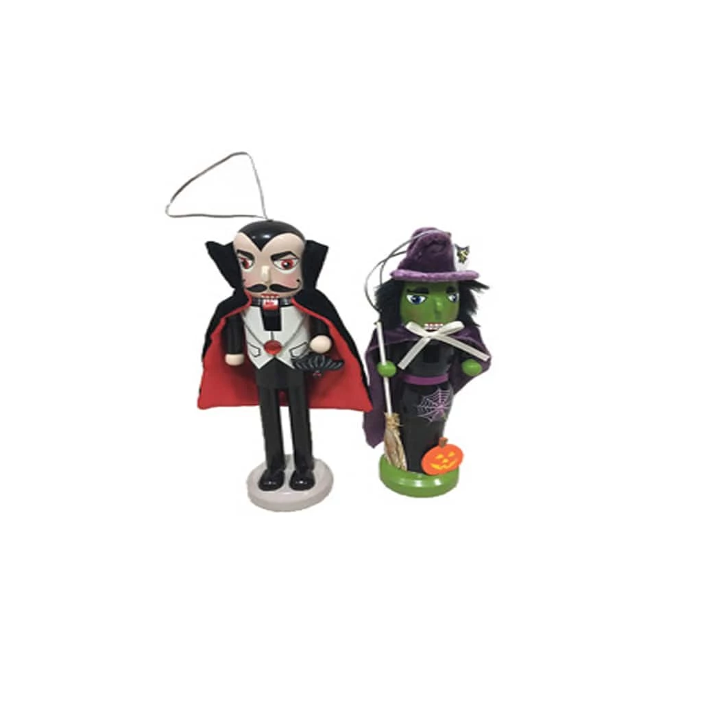 Discount ๐ฅ 7" ๐ Halloween Nutcracker Ornament Set by SantasWorkshop ๐