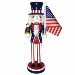 Promo 🤩 Santa's Workshop 14" Stars & Stripes Nutcracker by SantasWorkshop 🔔