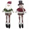 Cheap ✨ 17" Santa's Workshop Sitting Plaid Guys Figurine Set by SantasWorkshop ❤️