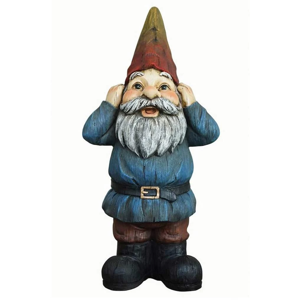 Cheap ๐ Santa's Workshop 18.5'' Hear No Evil Gnome Accent by SantasWorkshop ๐คฉ