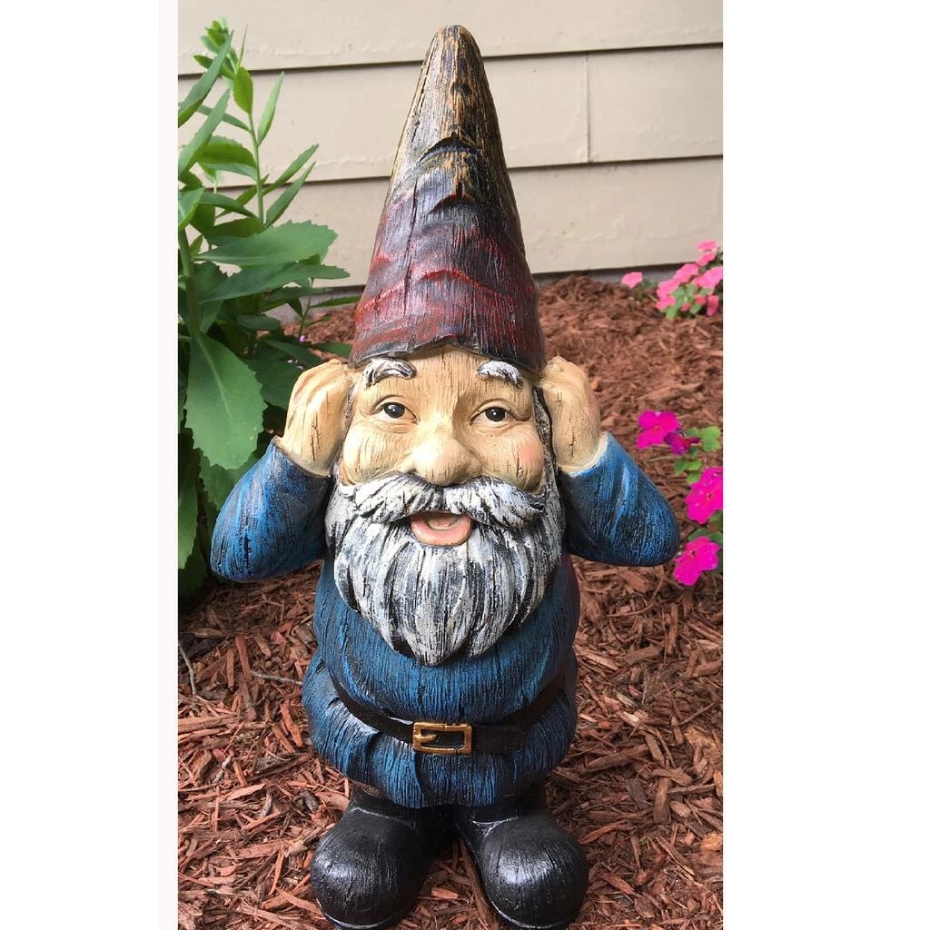 Cheap ๐ Santa's Workshop 18.5'' Hear No Evil Gnome Accent by SantasWorkshop ๐คฉ - Image 2