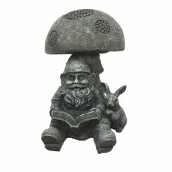 Promo ❤️ Santa's Workshop 10.6'' Gnome Under Mushroom Accent by SantasWorkshop 😍