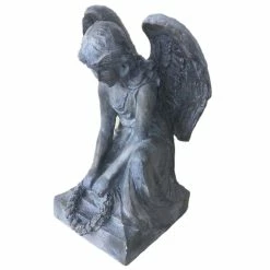 Promo 💯 Santa's Workshop 21" Laying a Wreath Angel Décor by SantasWorkshop 🤩