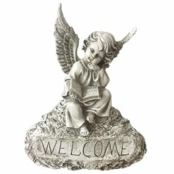 Promo 🔔 Santa's Workshop 12.5" Welcome Angel Accent by SantasWorkshop 🔔