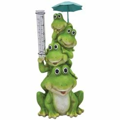 Coupon 🧨 Santa's Workshop 14" Frog Rain Gauge Accent by SantasWorkshop 🎁