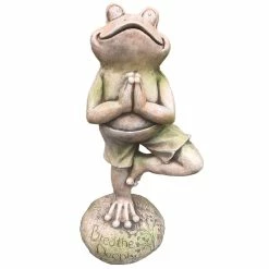 Promo ⭐ Santa's Workshop 26" Yoga Frog Décor by SantasWorkshop ❤️