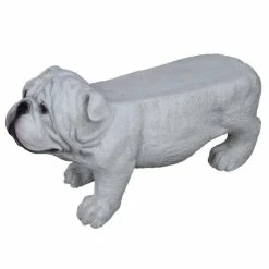 Best deal 🤩 Santa's Workshop 31" White Bulldog Bench by SantasWorkshop 🔔