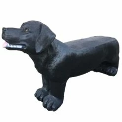 Cheap 😍 Santa's Workshop 32" Black Labrador Bench by SantasWorkshop 🤩