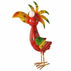 Cheapest ๐ฅฐ Santa's Workshop 20.5" Red Iron Jungle Bird by SantasWorkshop ๐งจ