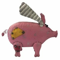 Cheapest ๐ Santa's Workshop 11" Iron Flying Pig by SantasWorkshop ๐