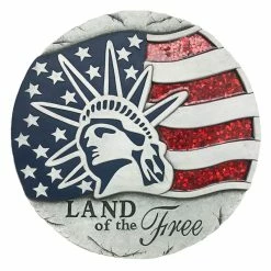 Best deal 🥰 Santa's Workshop 10" Land of the Free Stepping Stone by SantasWorkshop 🤩