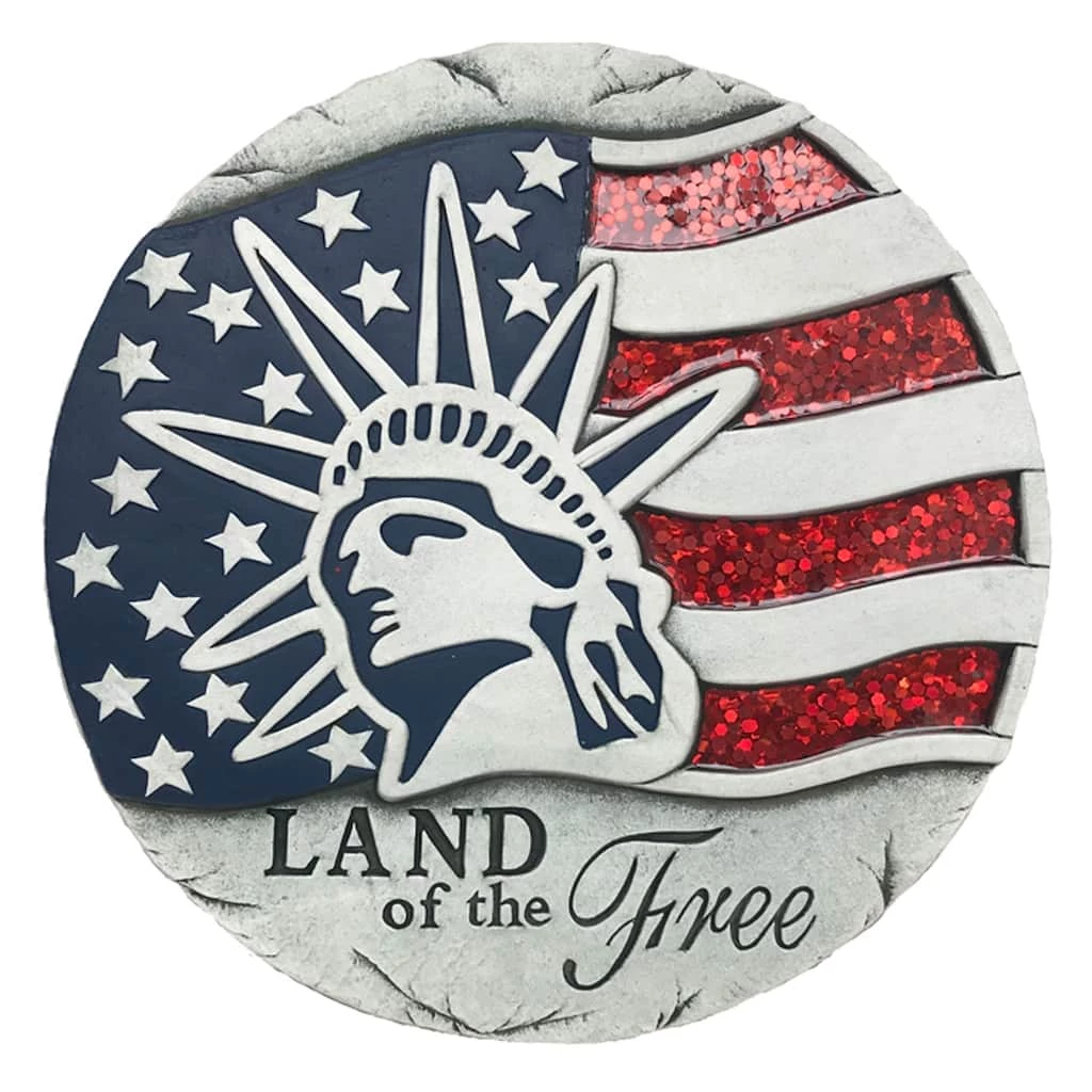 Best deal ๐ฅฐ Santa's Workshop 10" Land of the Free Stepping Stone by SantasWorkshop ๐คฉ