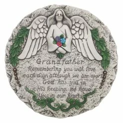 Brand new 👍 Santa's Workshop 10" Grandfather Stepping Stone by SantasWorkshop ❤️