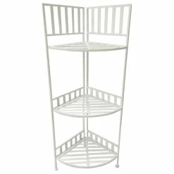 Cheapest 👏 Santa's Workshop 40" Antique White 3-Tier Corner Shelf by SantasWorkshop 🔔