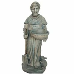 Cheapest 😉 Santa's Workshop 29" Cold Cast St. Fiacre Statue by SantasWorkshop 🤩