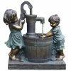 New ✔️ Santa's Workshop 23.5" Boy & Girl Fountain by SantasWorkshop 😉