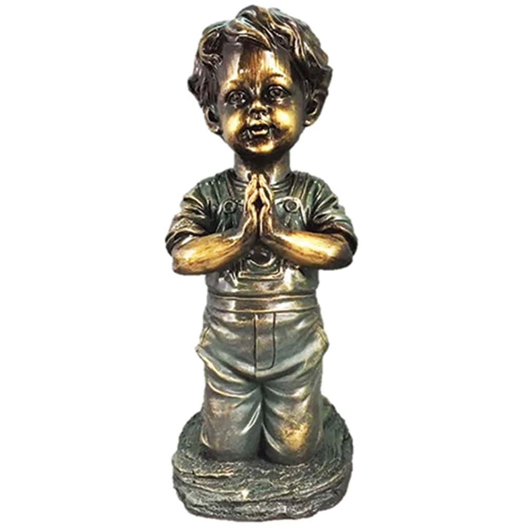 Cheap ๐ Santa's Workshop 13" Praying Boy Statue by SantasWorkshop ๐