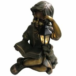Deals ✔️ Santa's Workshop 13" Reading by Her Lamp Statue by SantasWorkshop ⭐