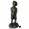 Wholesale 🔔 Santa's Workshop 13" Boy Playing Golf Statue by SantasWorkshop 🎉