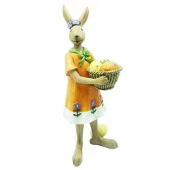 Buy 👏 Santa's Workshop 12.5" Mrs. Rabbit with Basket of Eggs by SantasWorkshop 👍