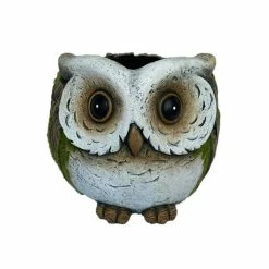 Coupon ❤️ Santa's Workshop 8'' Owl Flower Pot by SantasWorkshop ✨