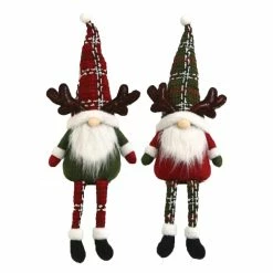 Budget ⌛ Santa's Workshop 18" Sitting Reindeer Gnomes, 2ct. by SantasWorkshop 👏