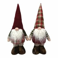 Discount ๐ Santa's Workshop 14" Plaid Gnomes, 2ct. by SantasWorkshop ๐
