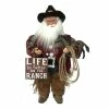 Promo 🛒 15" Life is Better on the Ranch Santa Claus Decoration by SantasWorkshop ❤️