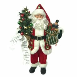 Discount 😉 18" Merry ❄ Christmas Santa Claus Decoration by SantasWorkshop 🎉