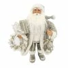 Coupon ⭐ 24" Silver Tidings Santa Claus Decoration by SantasWorkshop ❤️