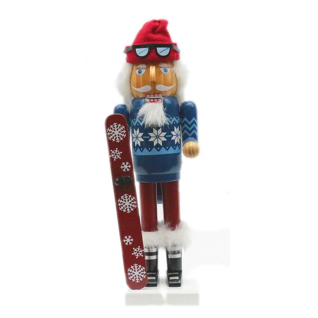New ๐ Santa's Workshop 15" Snowboard Nutcracker by SantasWorkshop ๐ - Image 2