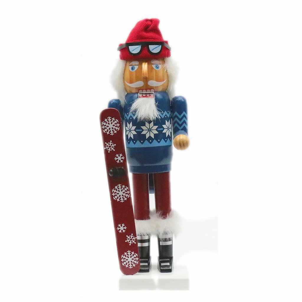 New ๐ Santa's Workshop 15" Snowboard Nutcracker by SantasWorkshop ๐