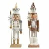 Buy 😉 Santa's Workshop 15" Silver and Gold Snowflake Soldier Nutcracker Set by SantasWorkshop ✨
