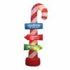 Buy 🌟 Santa's Workshop 8ft. 🍬 Candy Cane Inflatable with Blower by SantasWorkshop ⭐