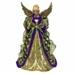 Best deal 😍 Santa's Workshop 16" Mardi Gras Angel Tree Topper by SantasWorkshop 🎉