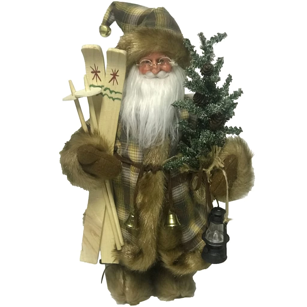 Best reviews of ๐ Santa's Workshop 15" Woodsman with Skis Figurine by SantasWorkshop โญ